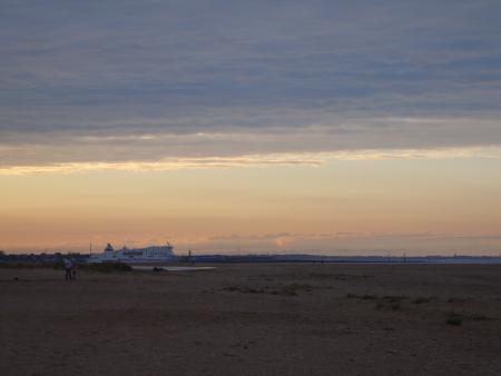 le férry arrivé au port